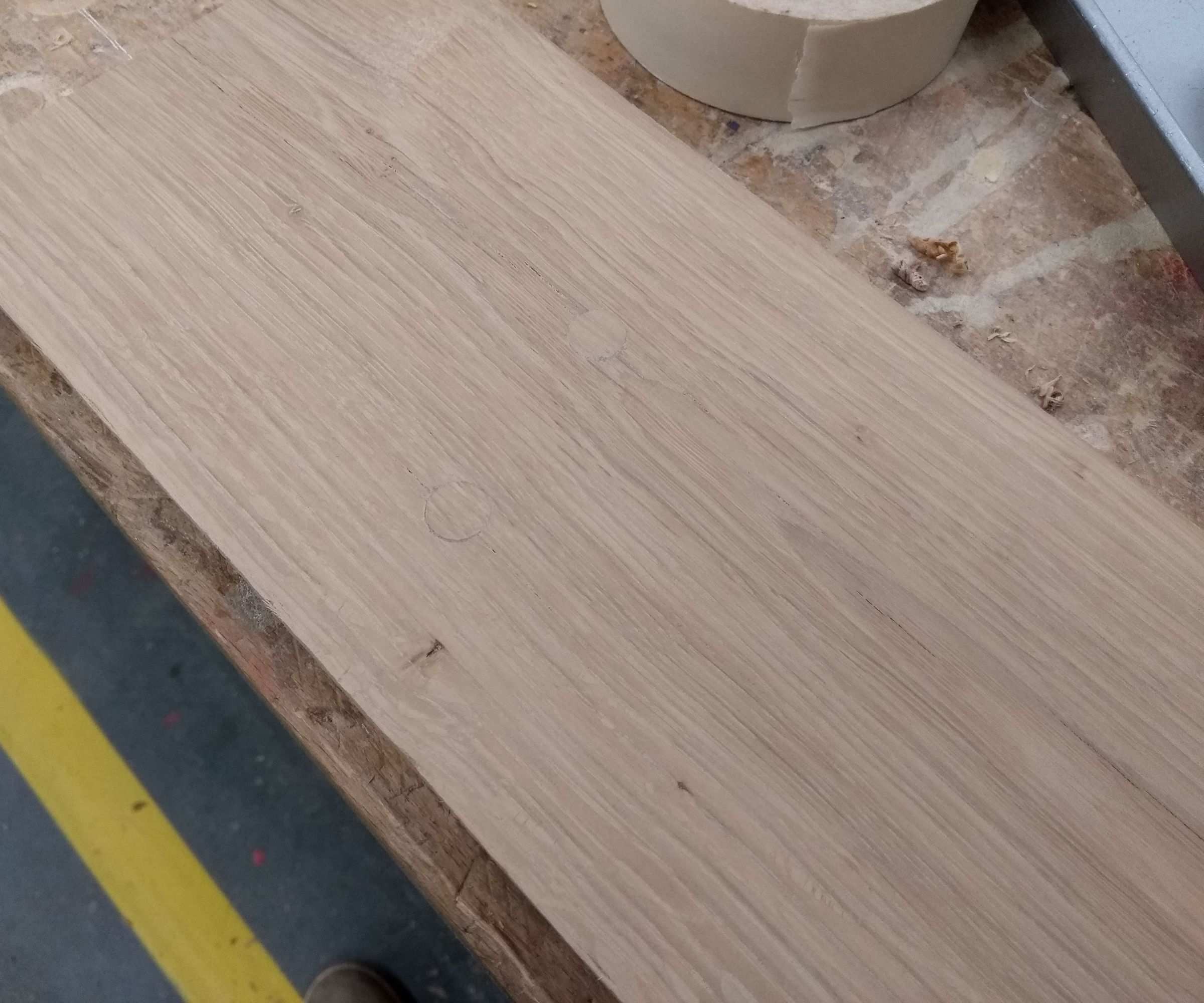 Restoring Old Wooden Boards - Fixing Nail Holes