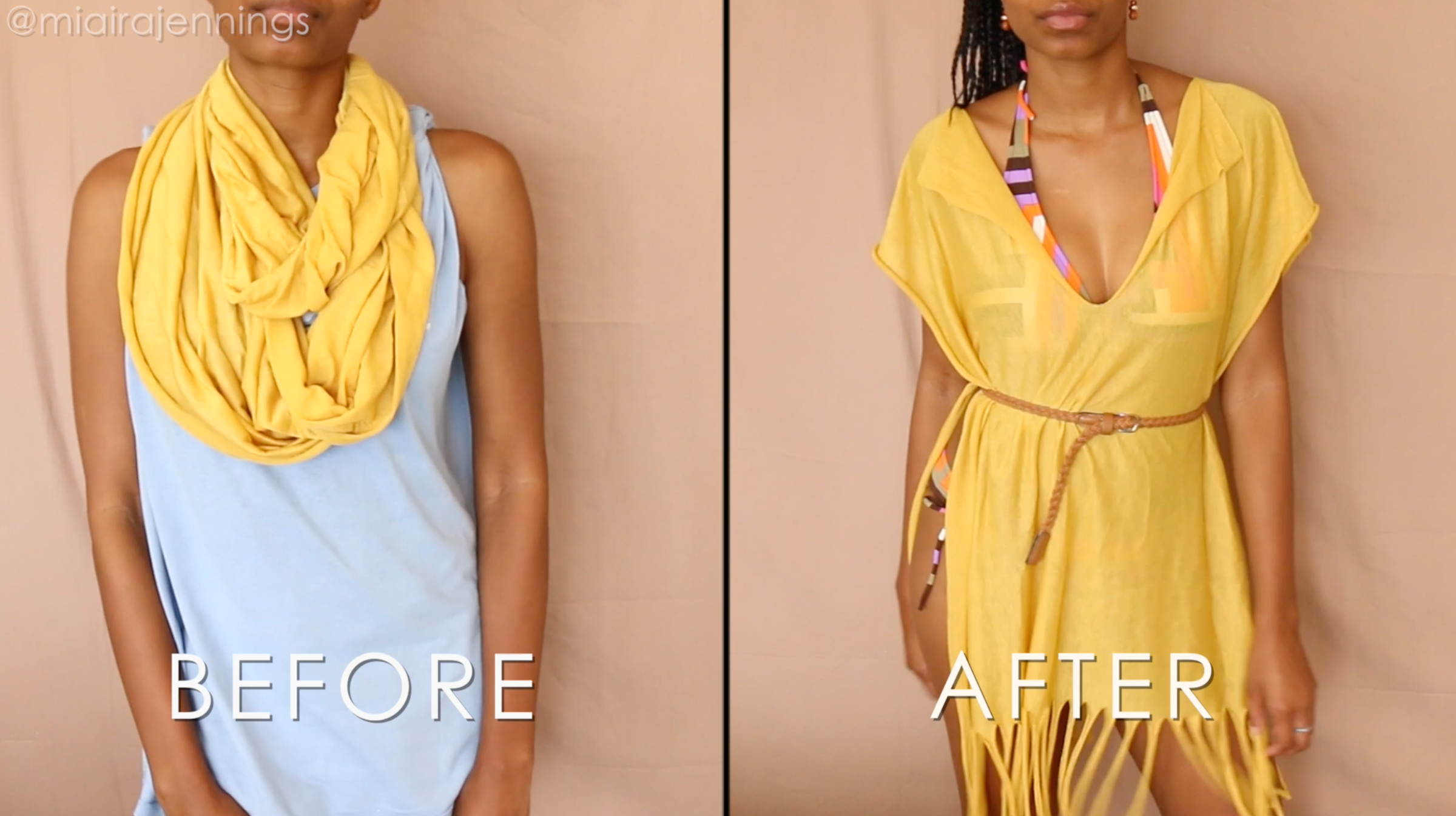 DIY Swimsuit CoverUp (No Sewing Required) 5 Steps (with Pictures