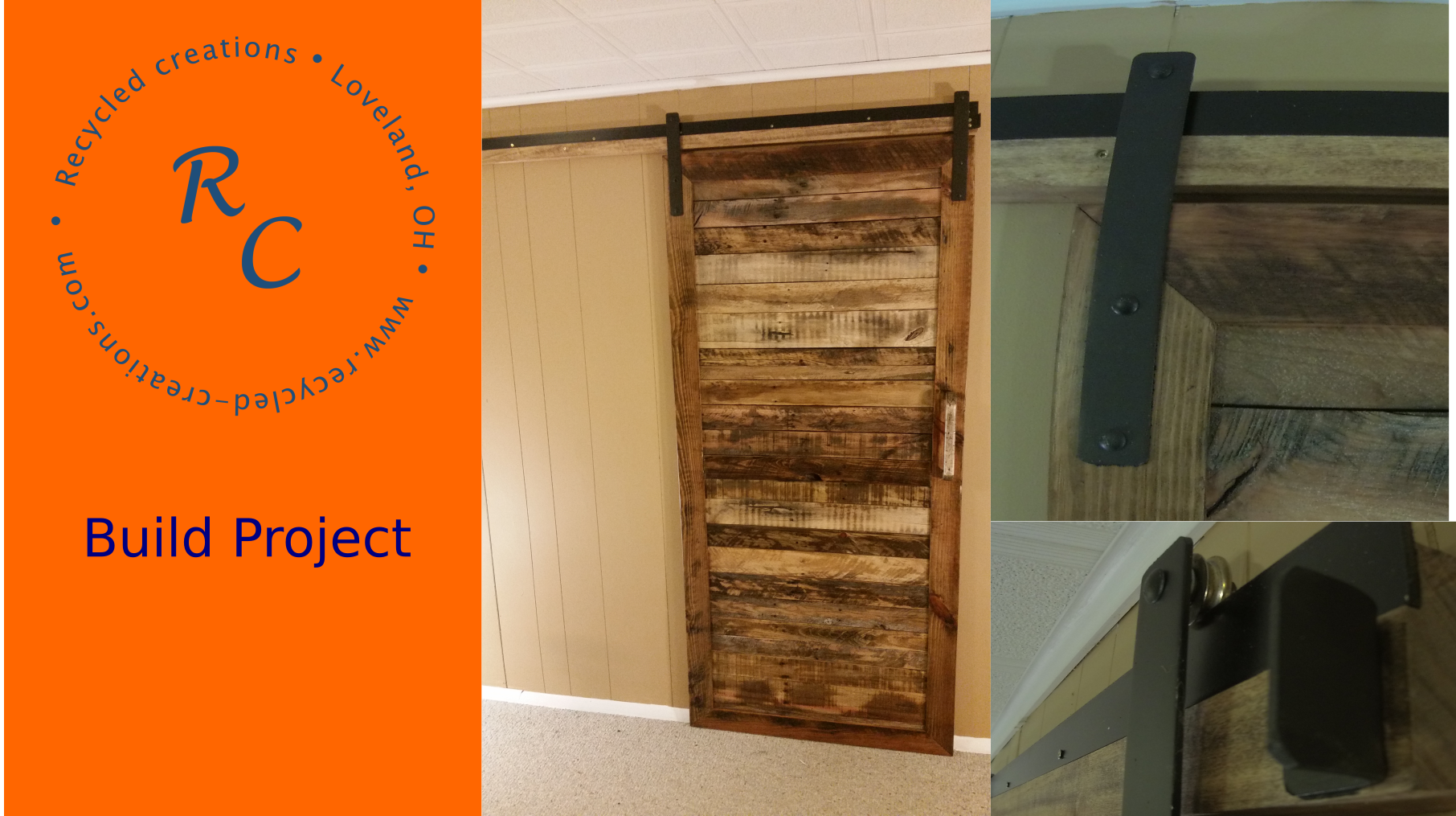 How to Make an Up-Cycled Pallet Wood Sliding Barn Door - Image 1