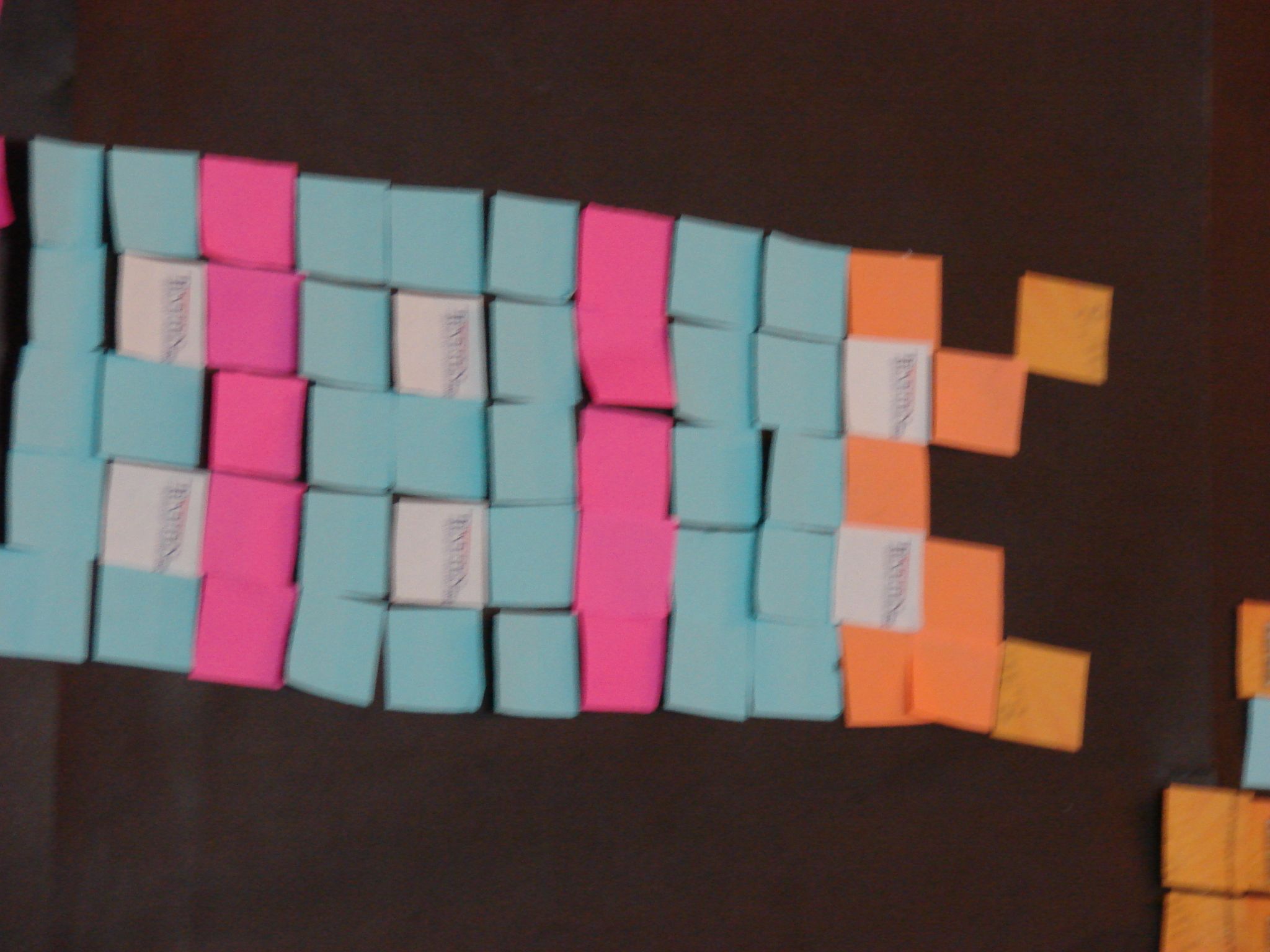 Donkey Kong Sticky Note Mosaic 3 Steps Instructables