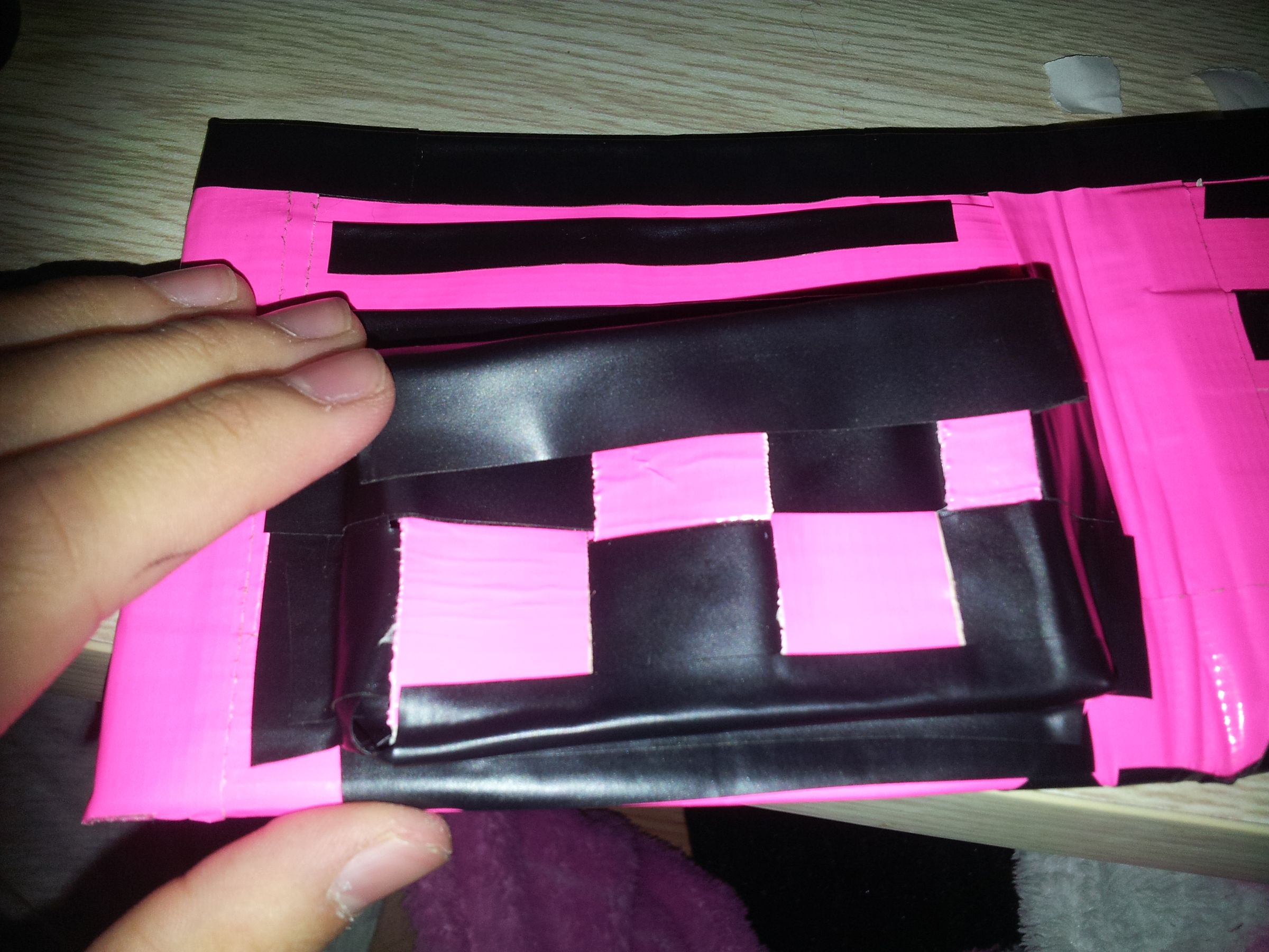 How To Make A Change Pocket Just On Your Duct Tape Wallet