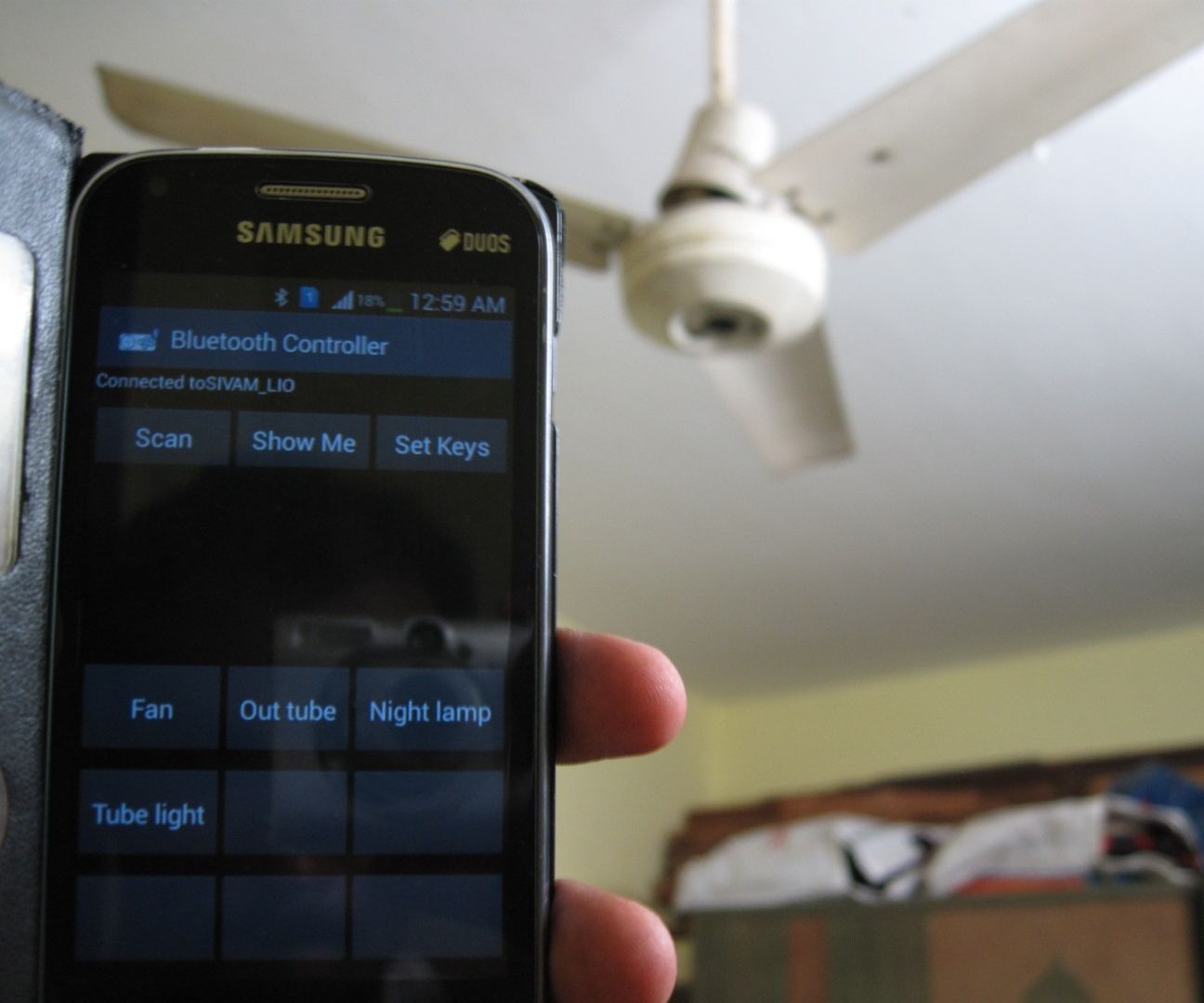 Linkit One - Home Automation With Bluetooth Controller Android App