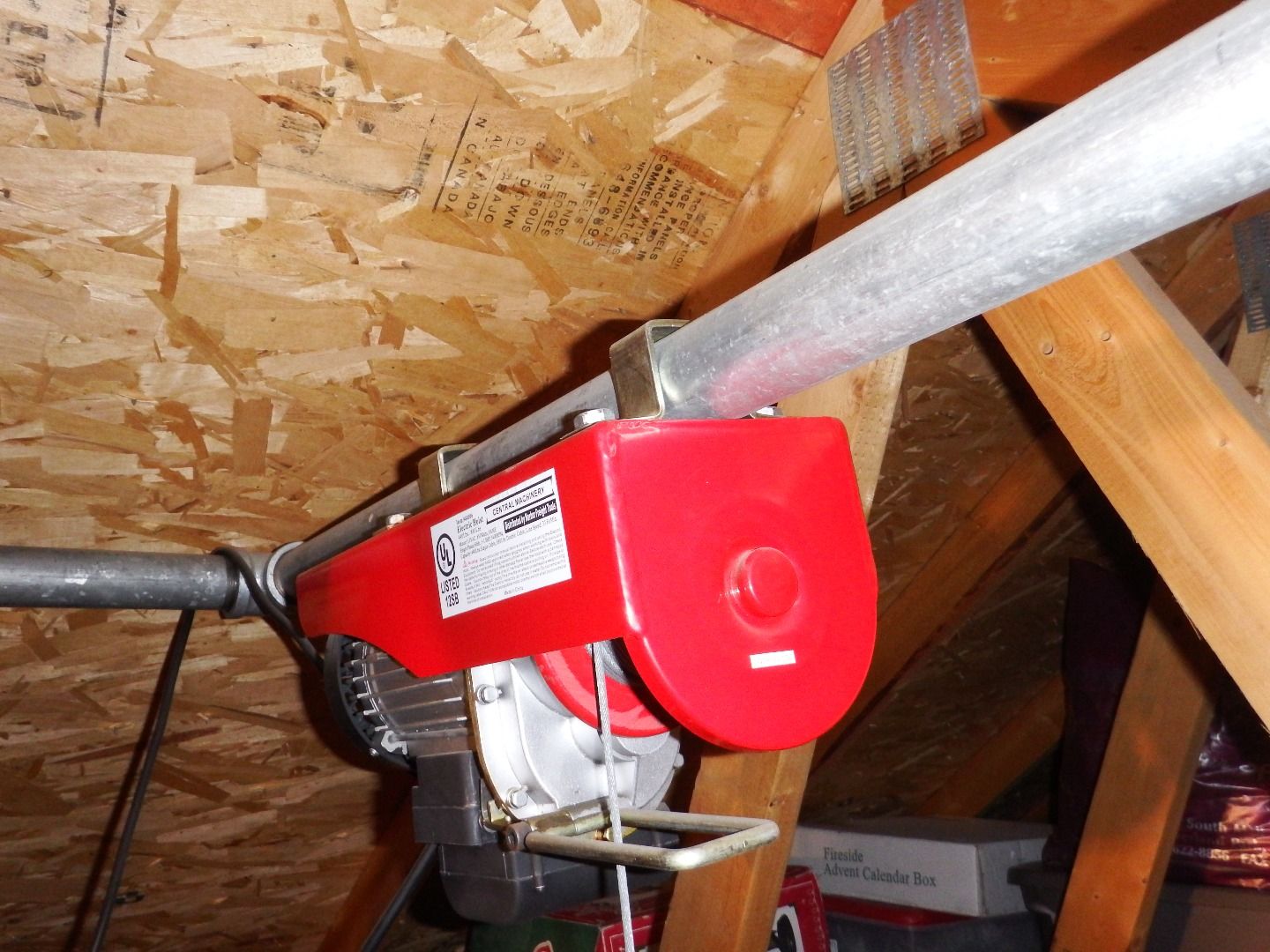 Garage Attic Electric Hoist 7 Steps (with Pictures) Instructables