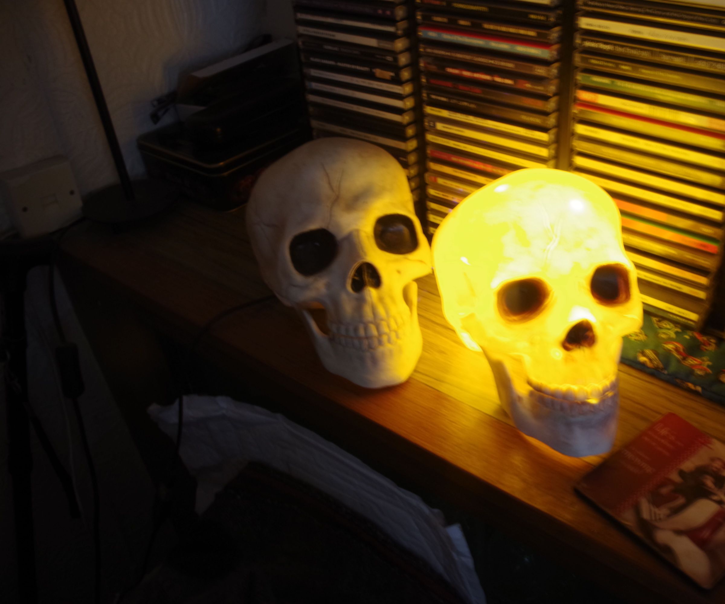 Scary Skull Lamp