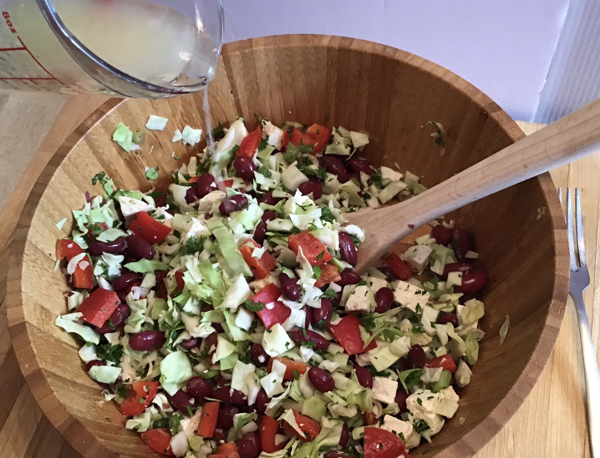 Red Bean Salad With Feta and Peppers 5 Steps (with Pictures