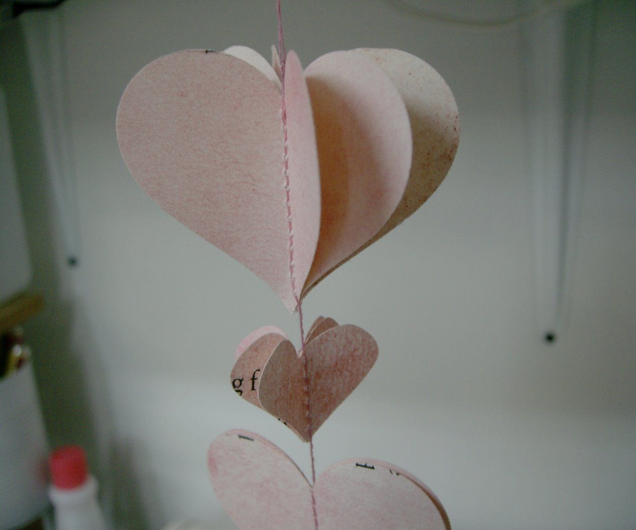 From Book Page Scraps to 3D Garlands
