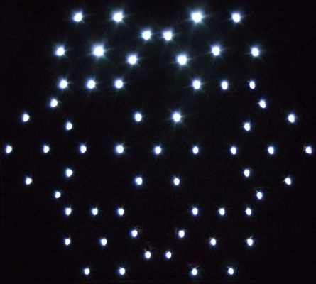 Animated Christmas LED Snowflake Window Decoration