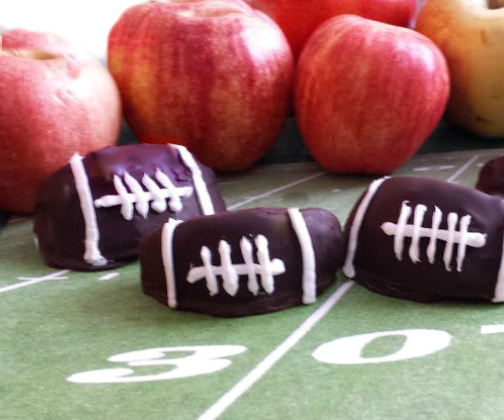 Fruit Bouquets' How to Make Chocolate Covered Football Apples 