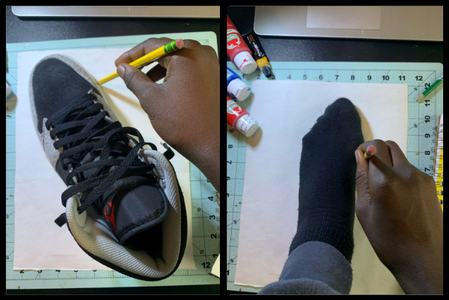 Cardboard Air Jordan 1s Mids That Glow in the Dark : 11 Steps (with ...