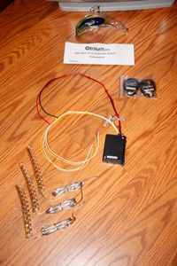 The 3 Wire Bundles of the 12V Wireless LED Remote Control From Oznium