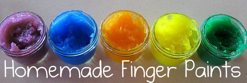 Homemade Finger Paints