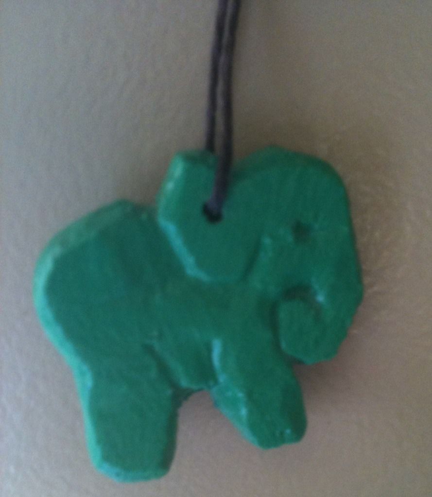 Hand Carved Wooden Pendant