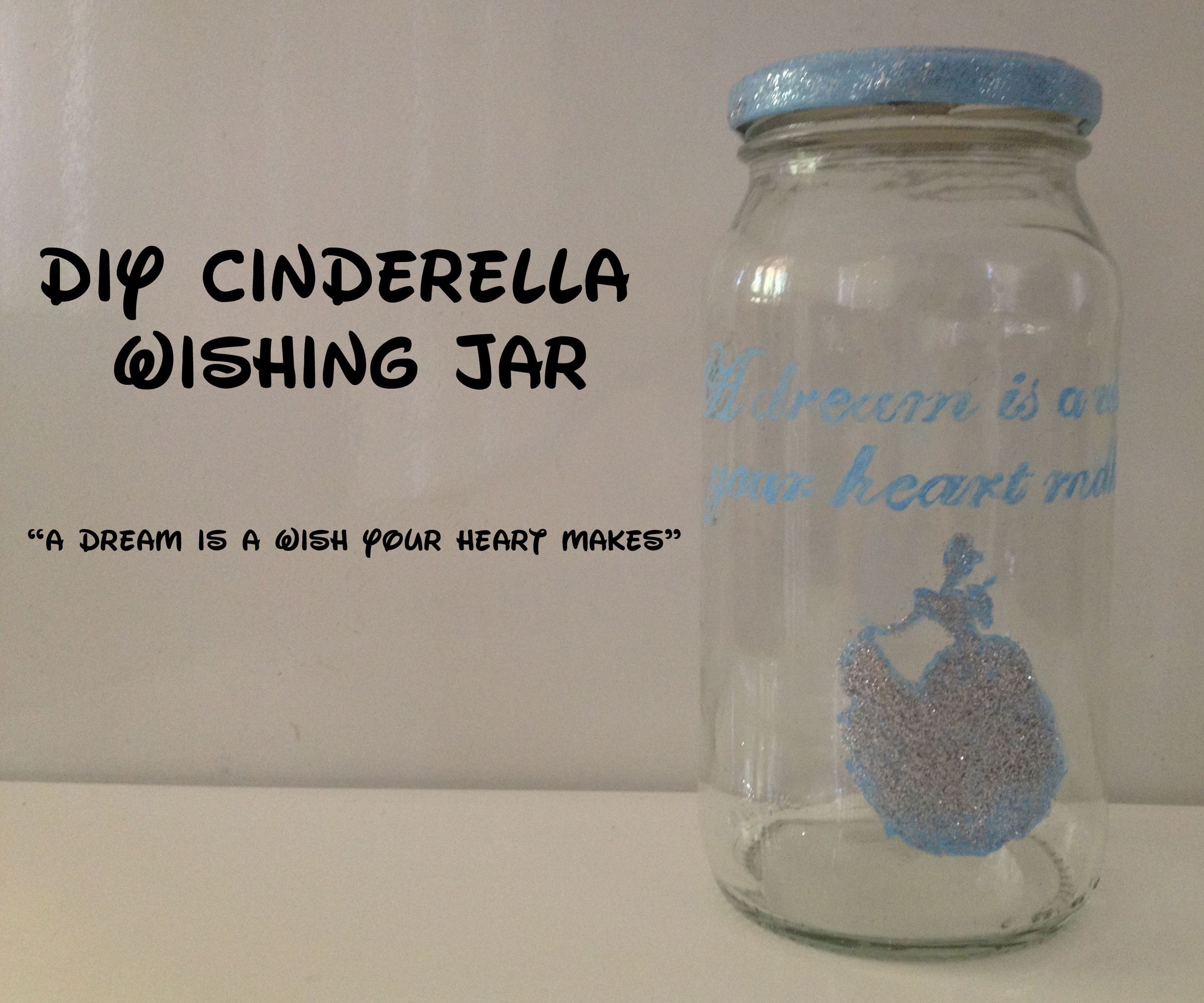 DIY Disney's Cinderella Wishing Jar