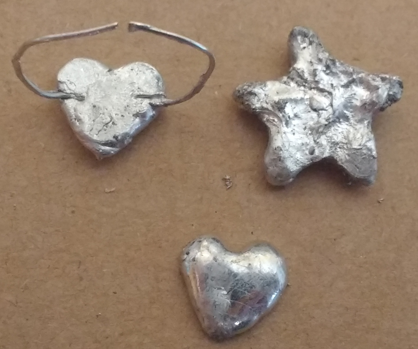 Moulded Shapes From Salvaged PCB Tin