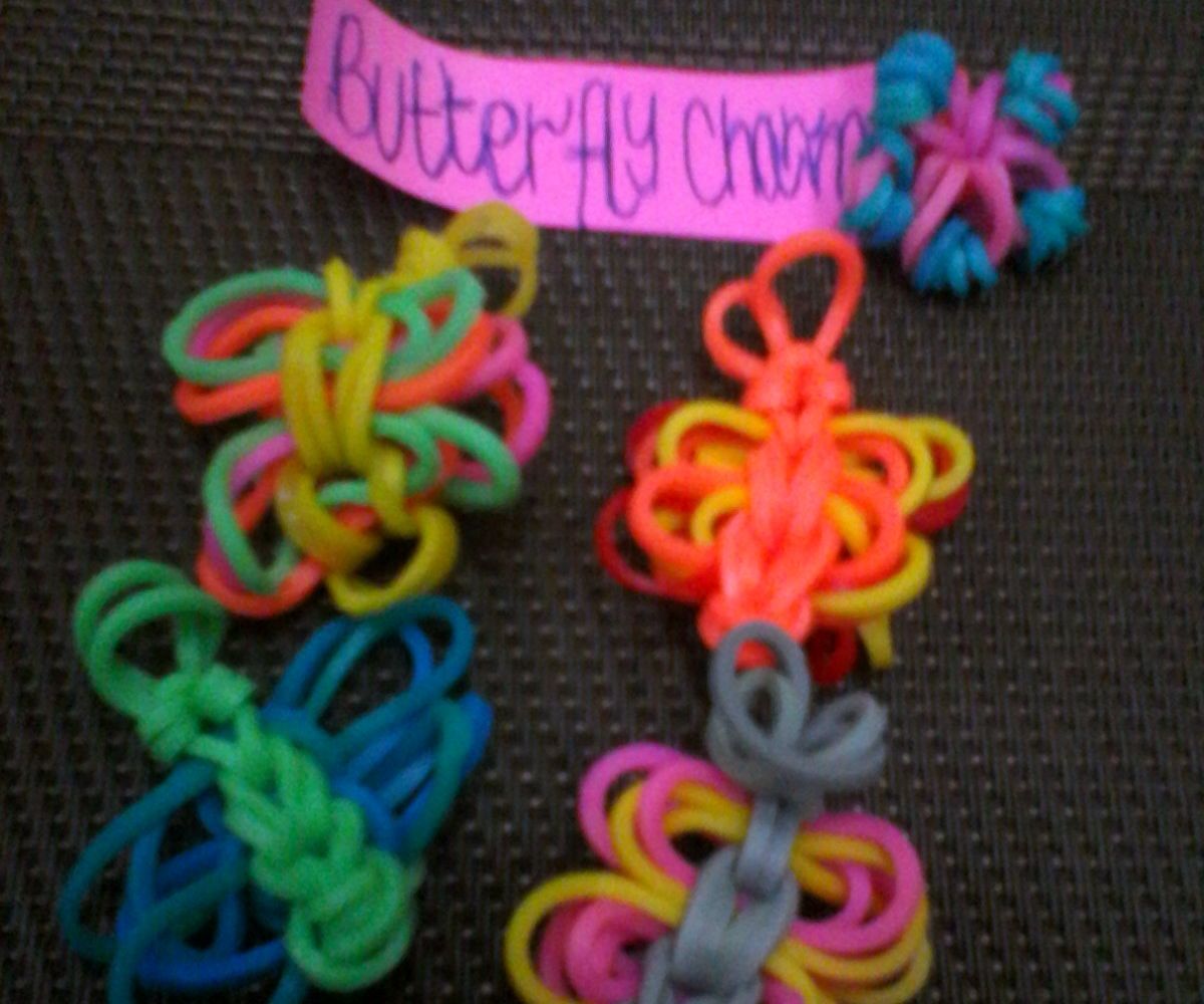Rainbow Loom: Butterfly Charm