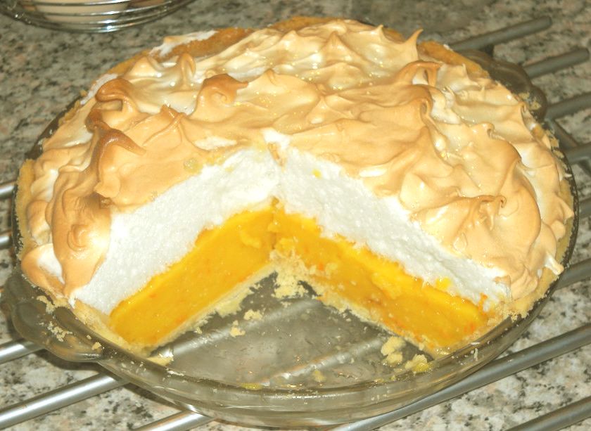 Orange Habanero Meringue Pie