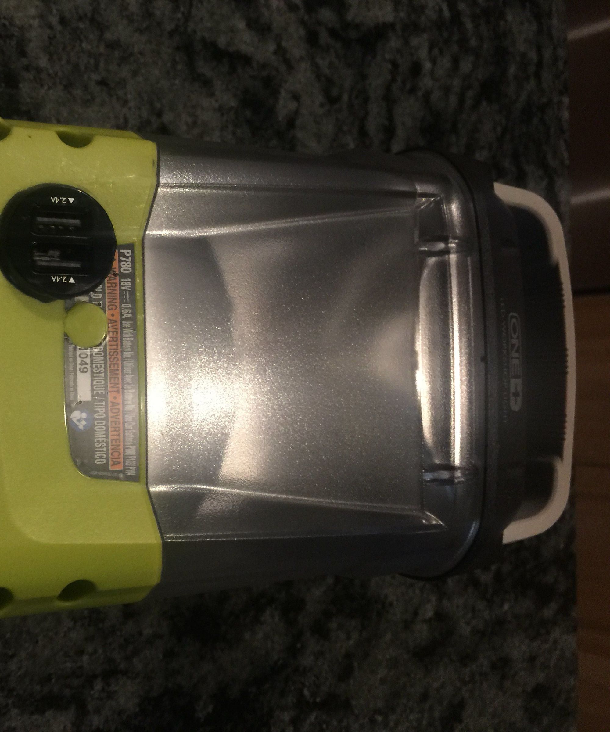 Ryobi 18v Lantern Dual USB Charger