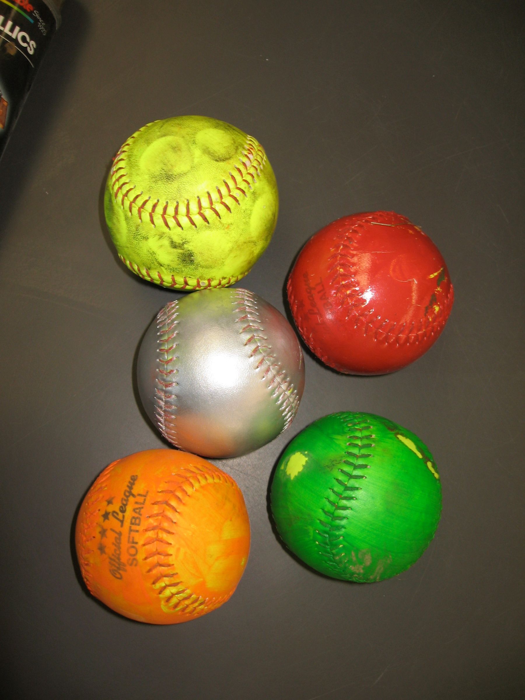 Colored Softballs Impoving Batting Average 7 Steps Instructables