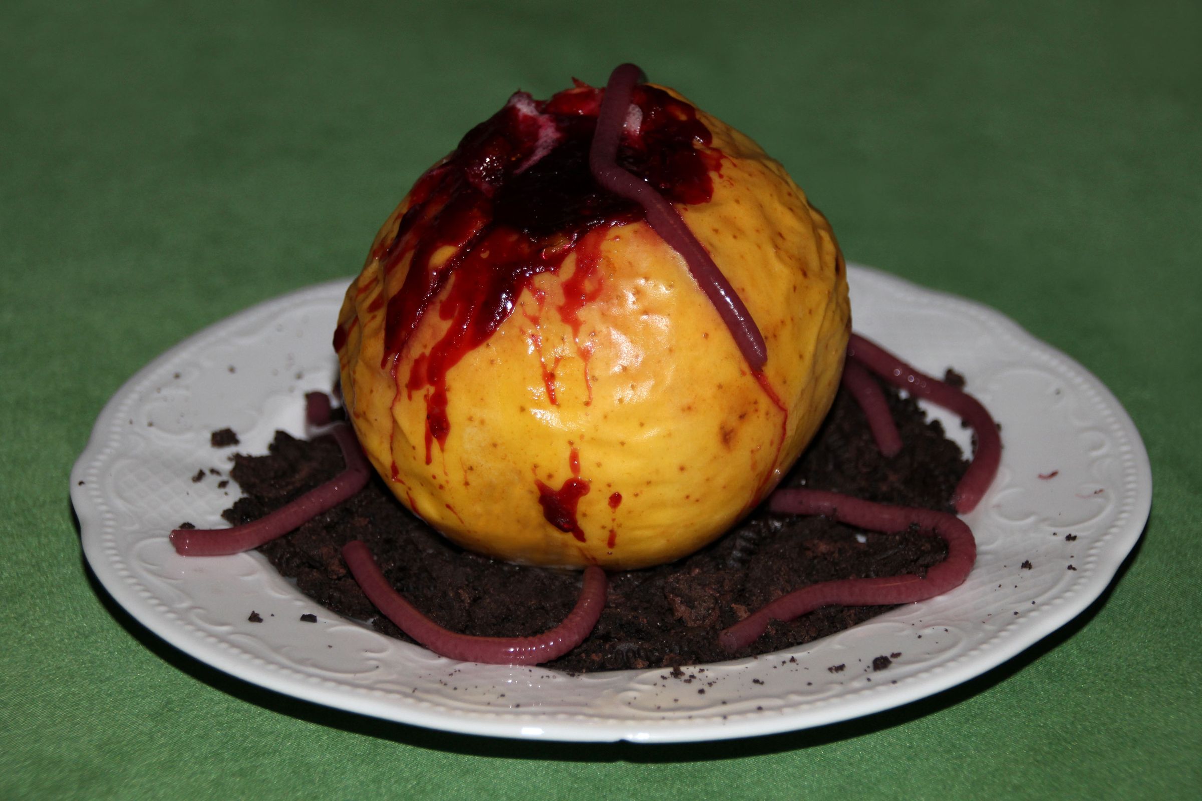 Halloween Baked Apples