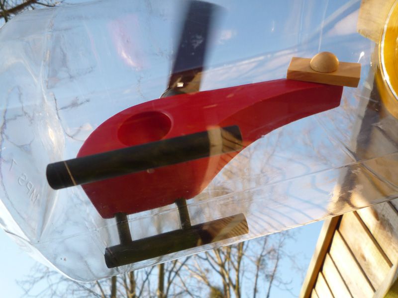 Storage Jar Helicopter Pod