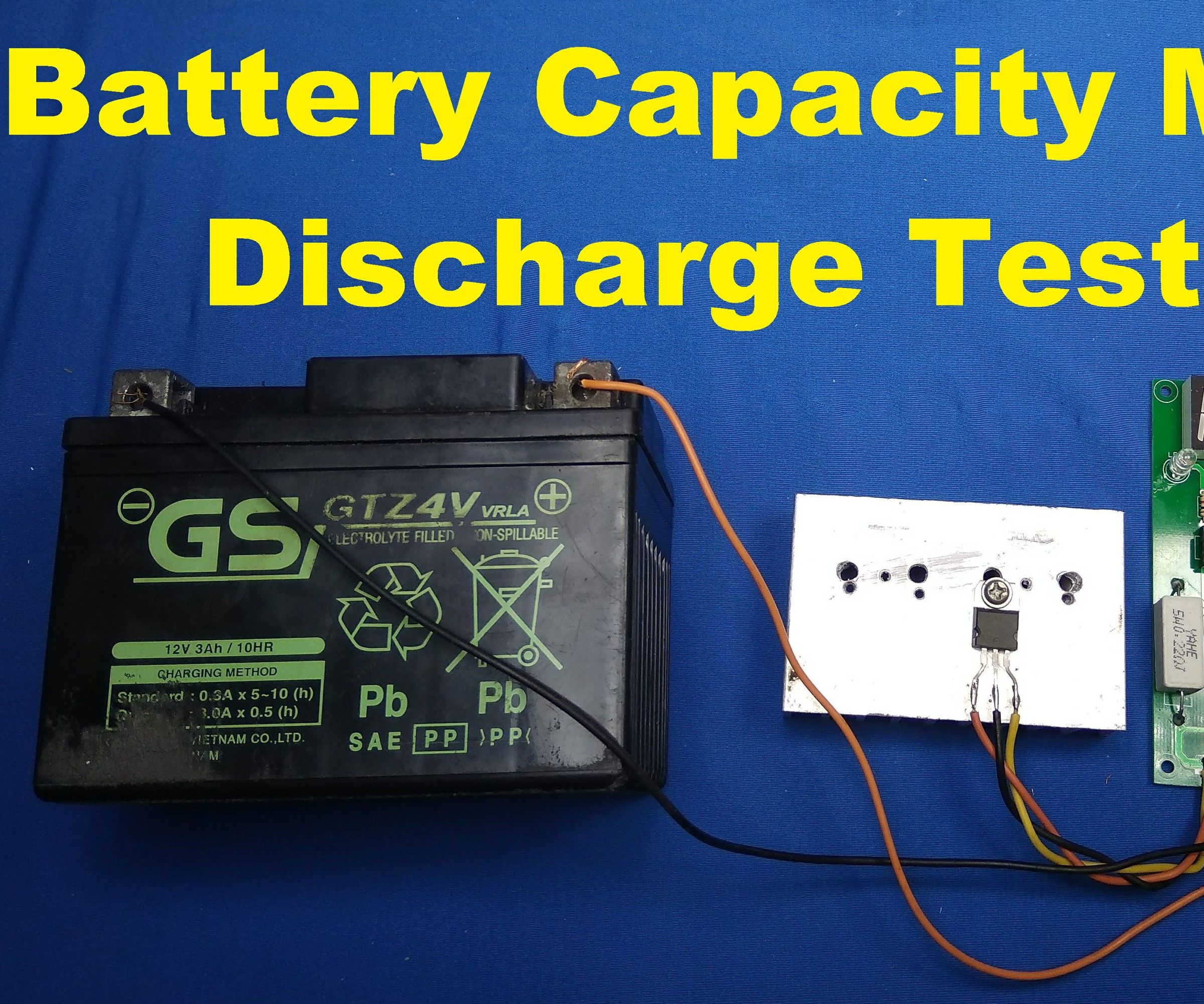 Battery Capacity Meter Discharge Tester | Battery Tester
