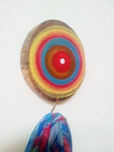 Tree Line Log Wall Art/ Coat Hook