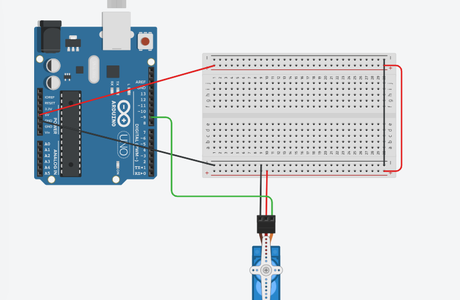 Connect the Signal Pin of Your Servo to Pin 9