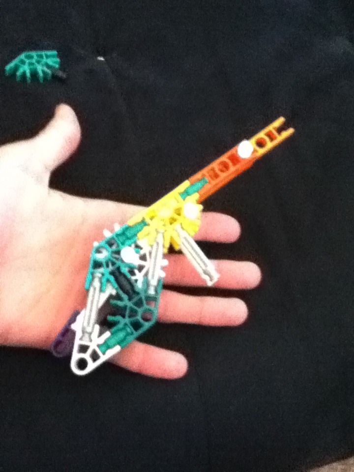 Rubber Band Shooting Knex Mini Pistol