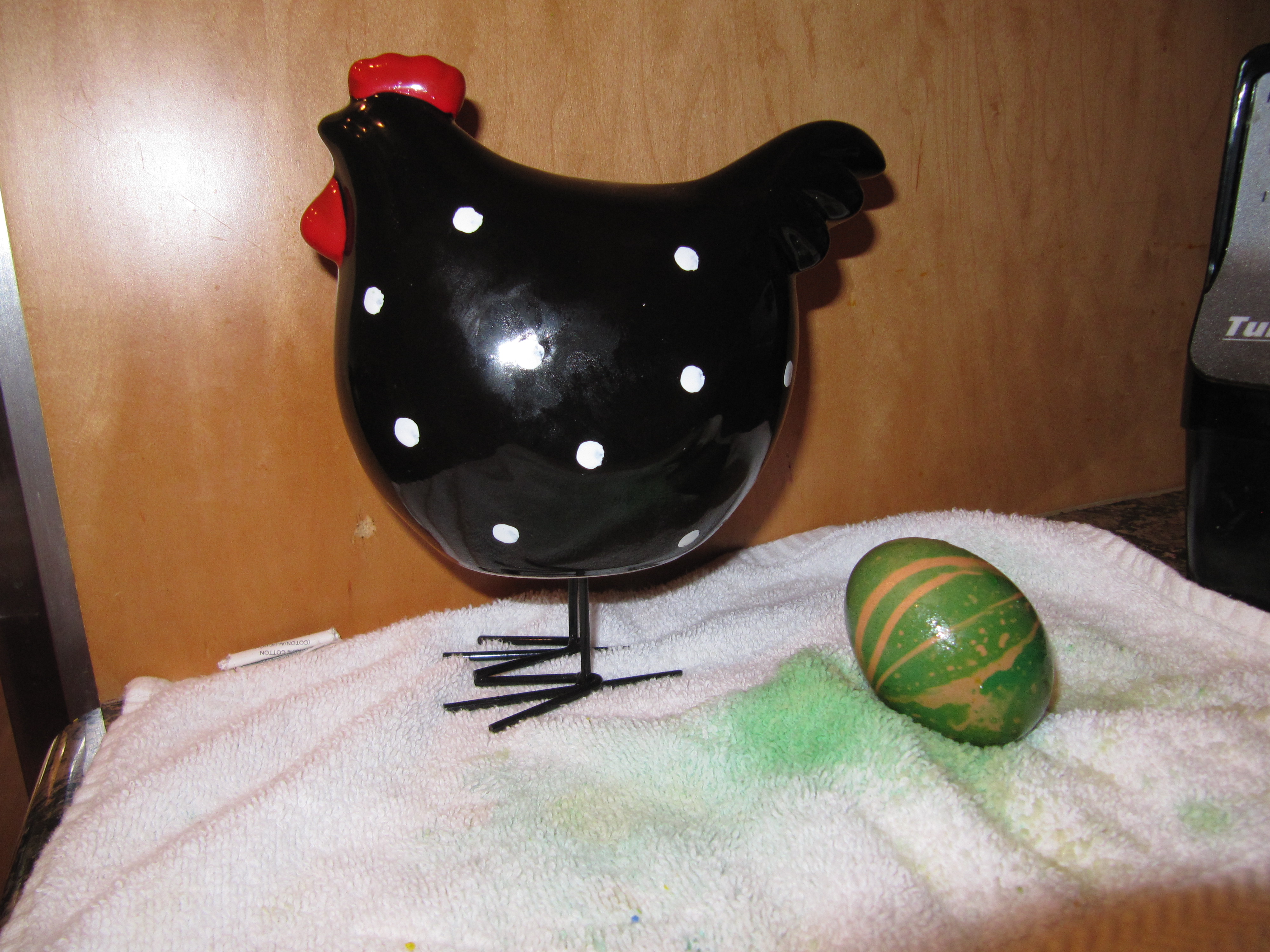 Marbleized Rubber Band Eggs