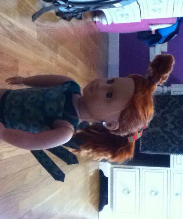 18" Doll Peacock Costume