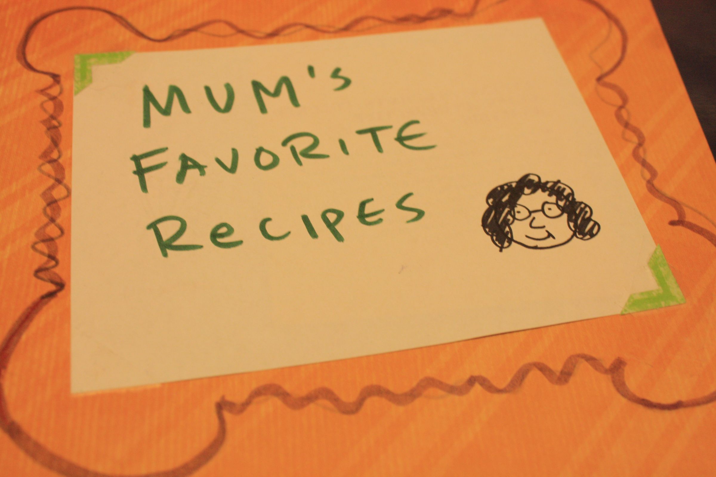 Upcycle a plastic school binder (Mother's Day edition).