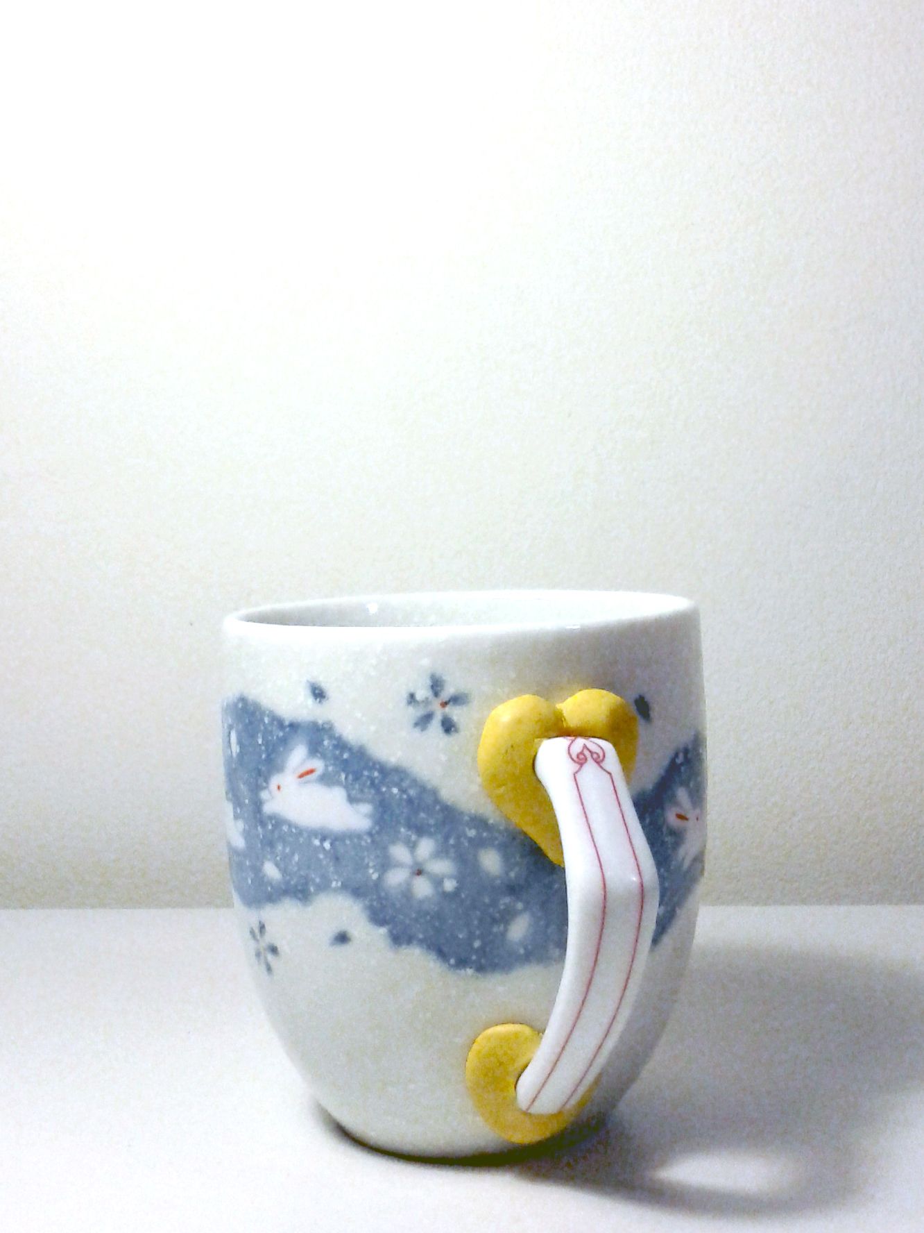 Sugru for Fixing Broken Cup With Extra Heart