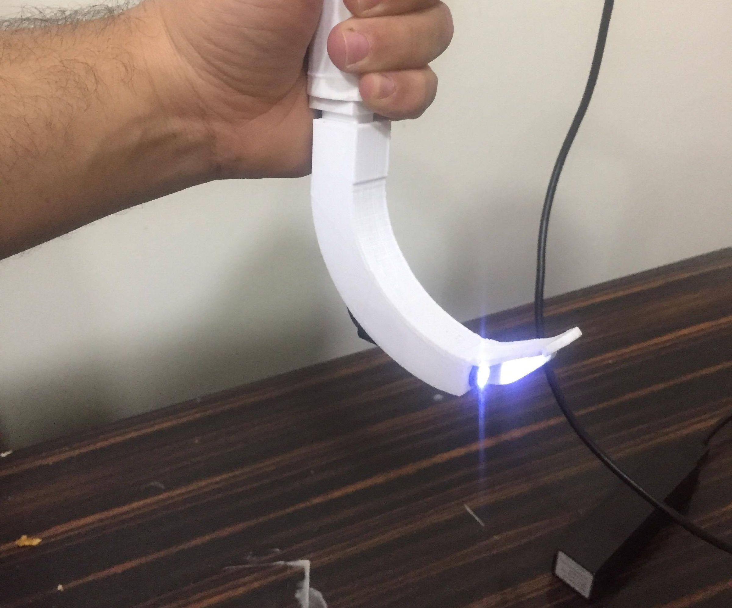 DIY 3d Printed Video Laryngoscope for Training