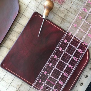 Groove Your Stitch Line and Attach Your Buckles 