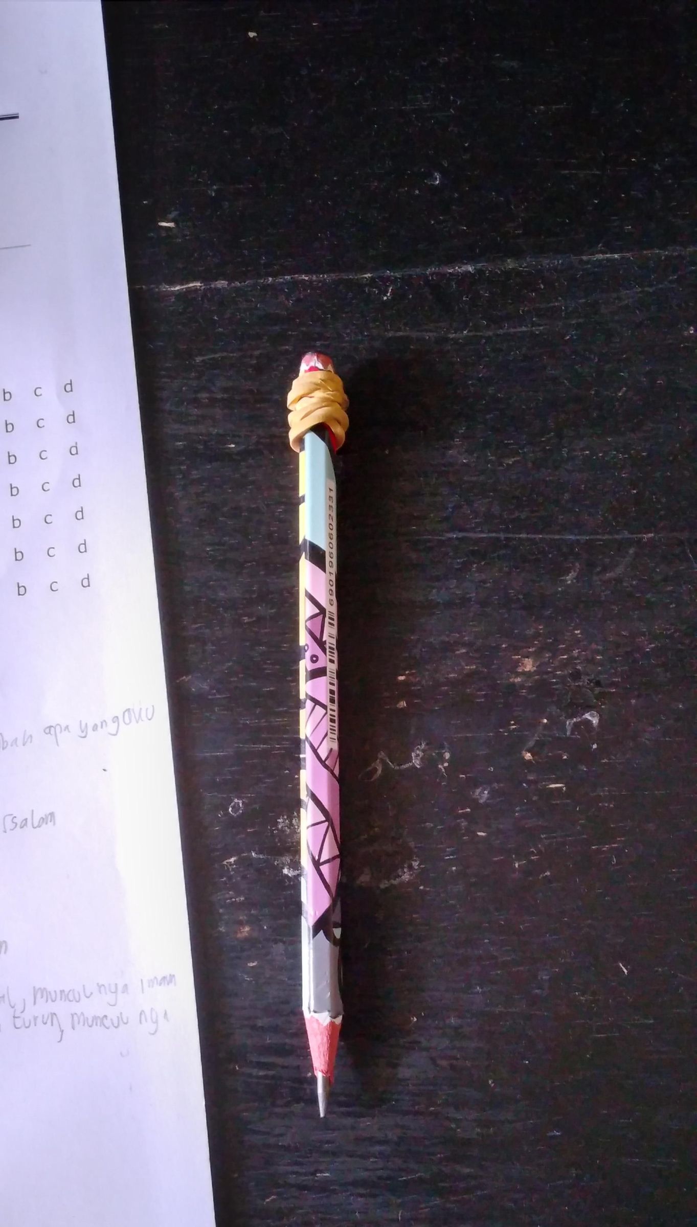 Rubber Band Eraser