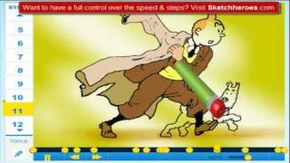 How to Draw the Adventures of Tintin Secret of the Unicorn