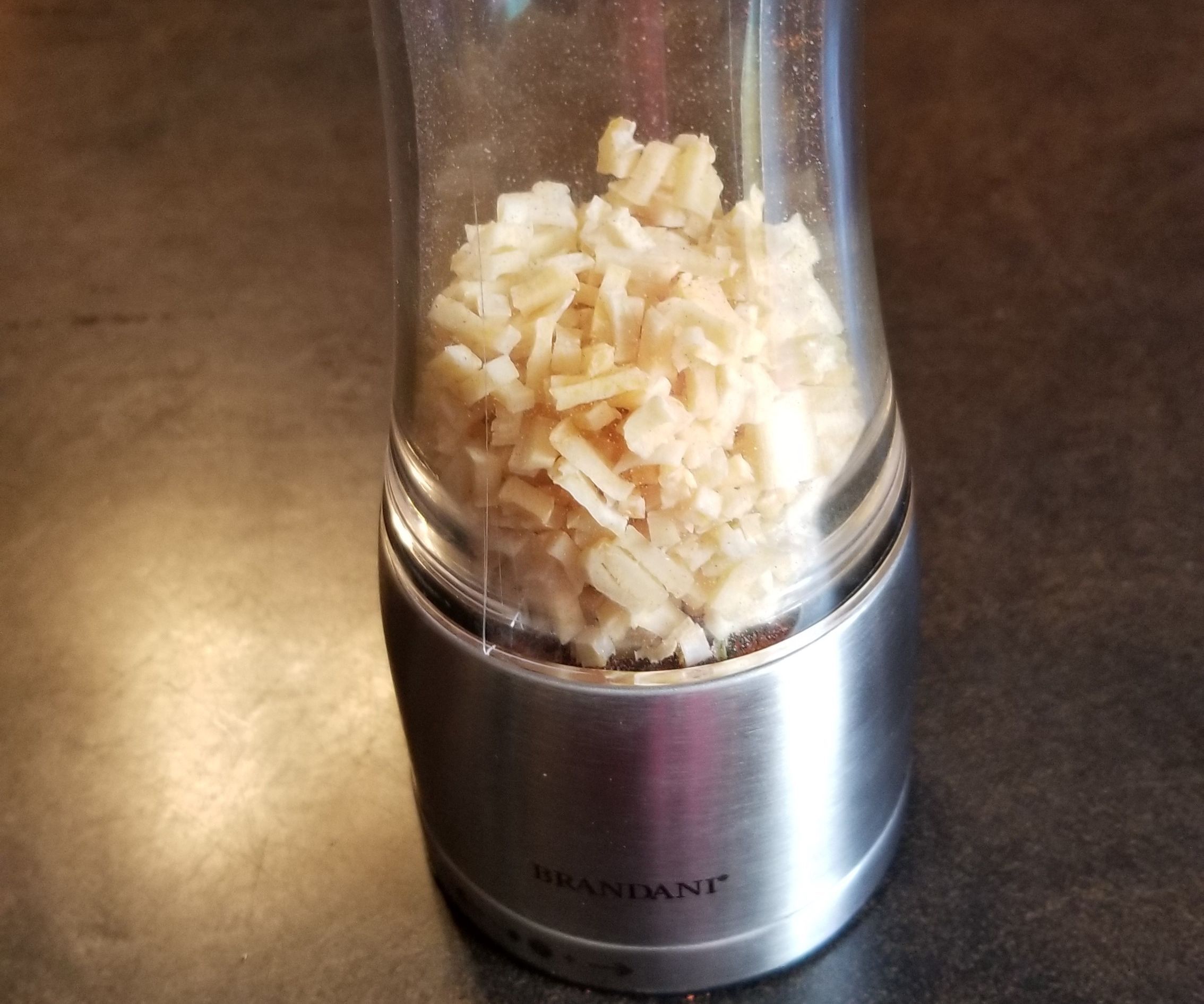 Garlic for a Pepper Mill