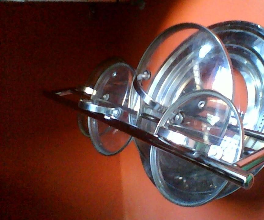 Pots and Pans Lid Rack -- Easy Peasy