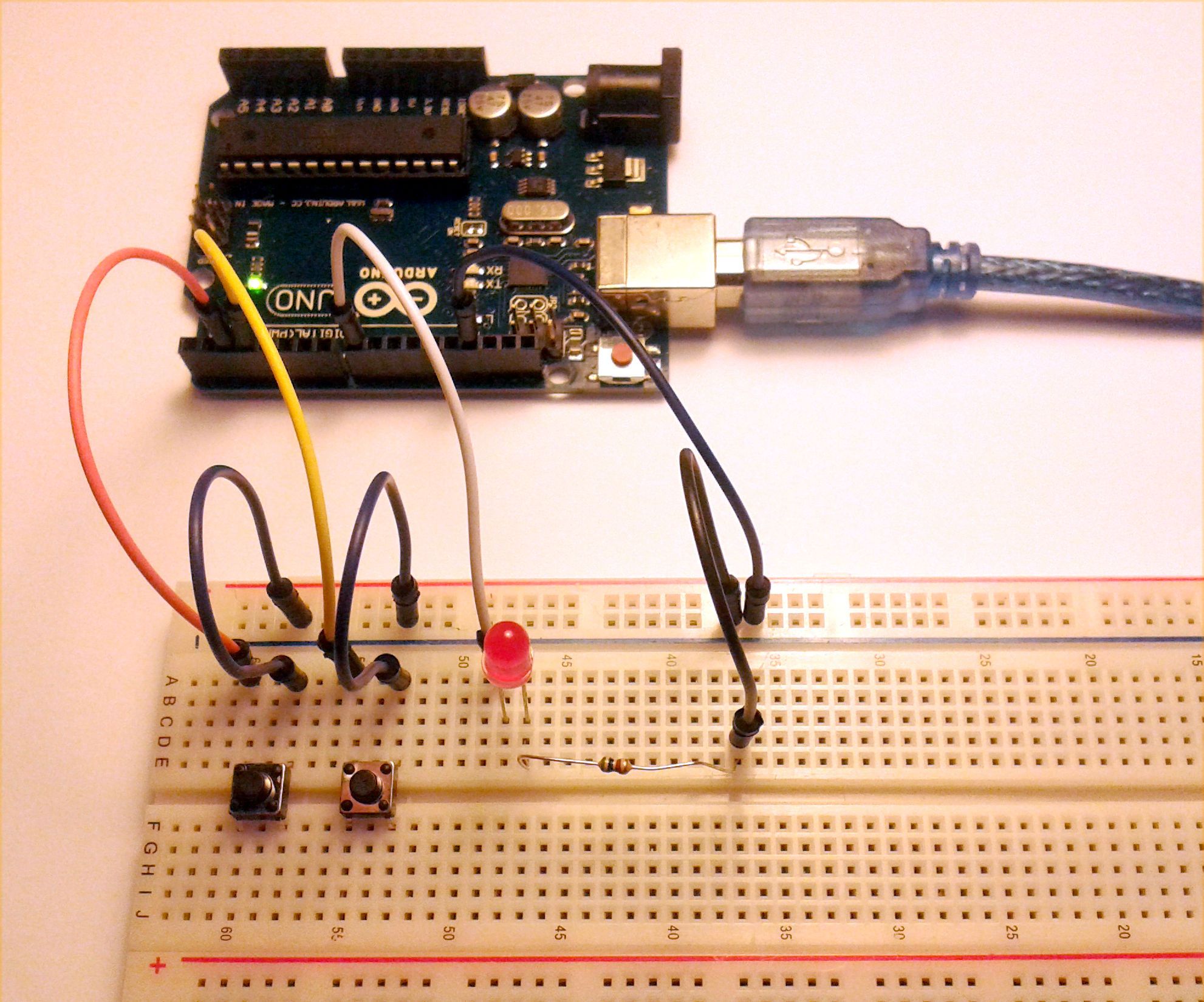 Working Without a Pull-up/ Pull-down Resistor With Arduino