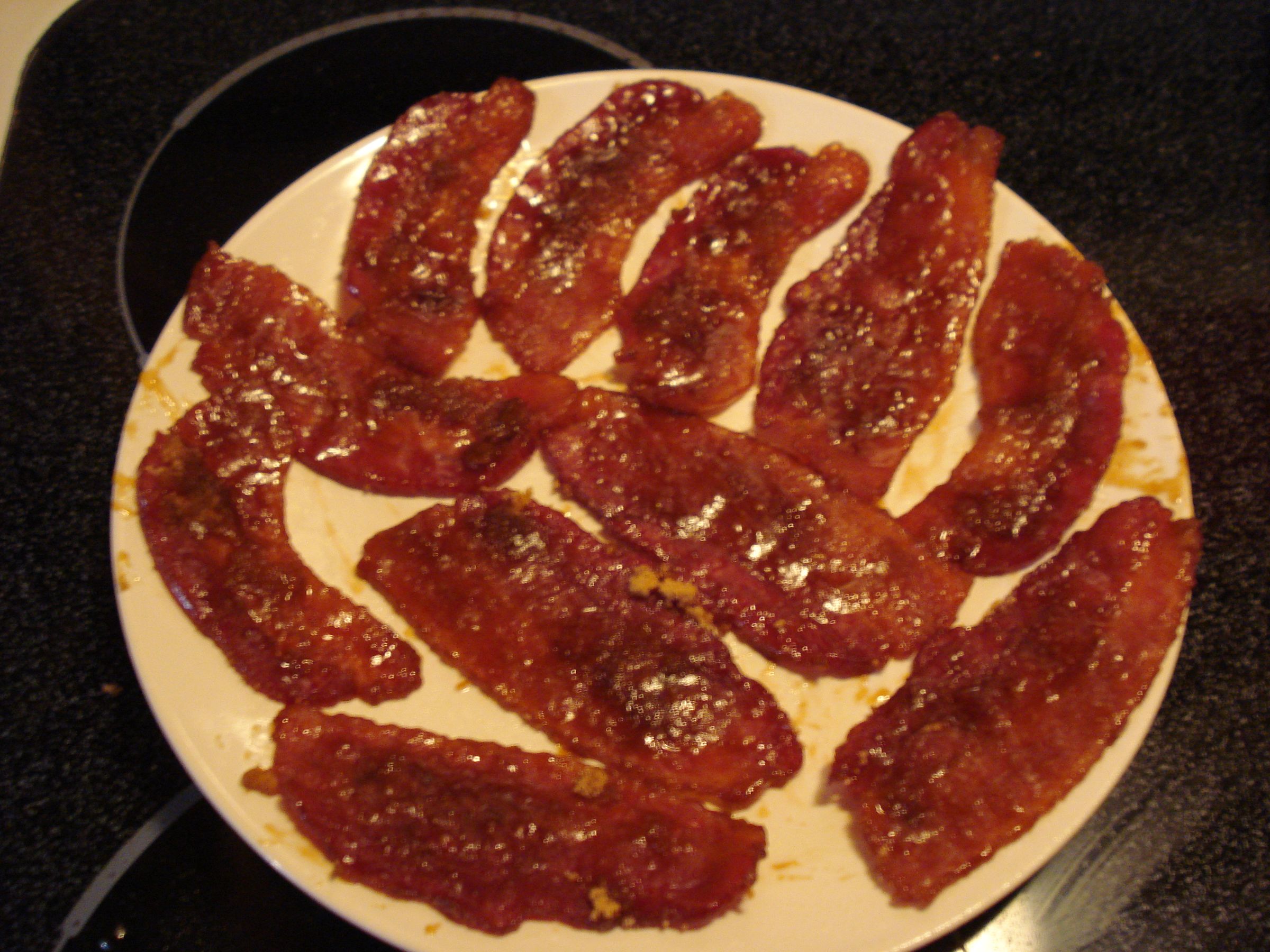 Caramelized Teriyaki Bacon ... for Putting on Burgers