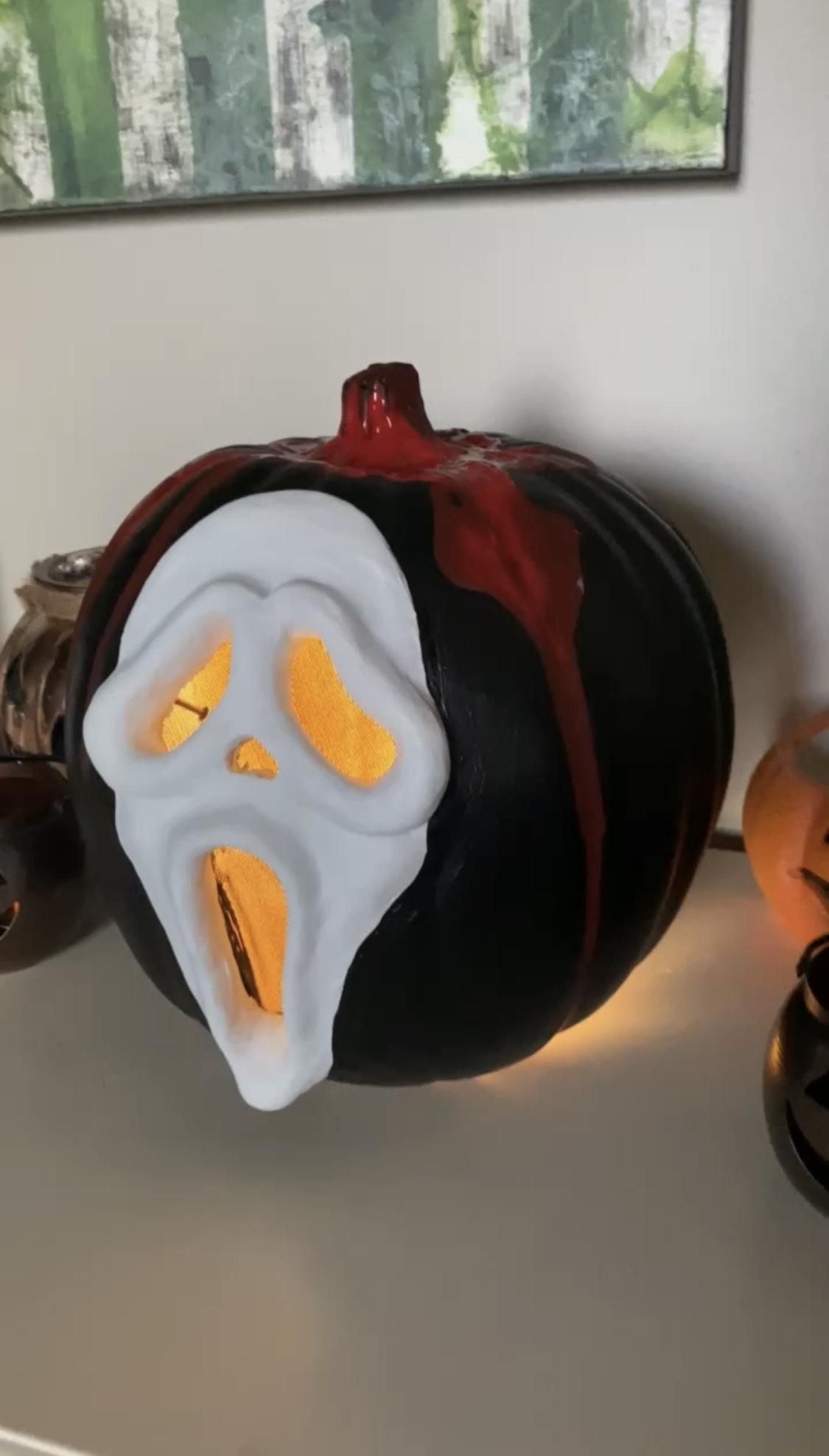 Ghostface Pumpkin 4 Steps (with Pictures) Instructables