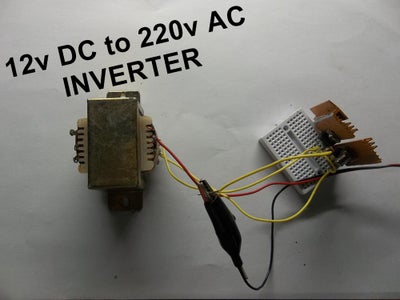 Simple Inverter. 12v DC to 220v AC.