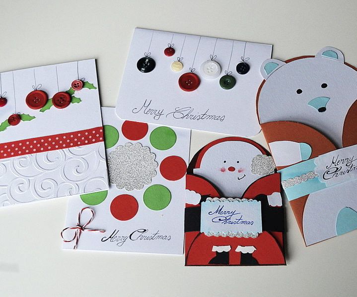5 Christmas & New Year Gift Cards Ideas - Easy & Affordable Presents - DIY Paper Crafts