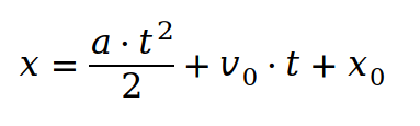 Python - 2nd Law of Motion, Final Position