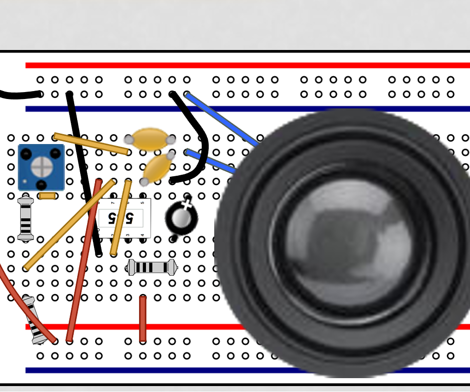 Frequency Changing Speaker With 555timer