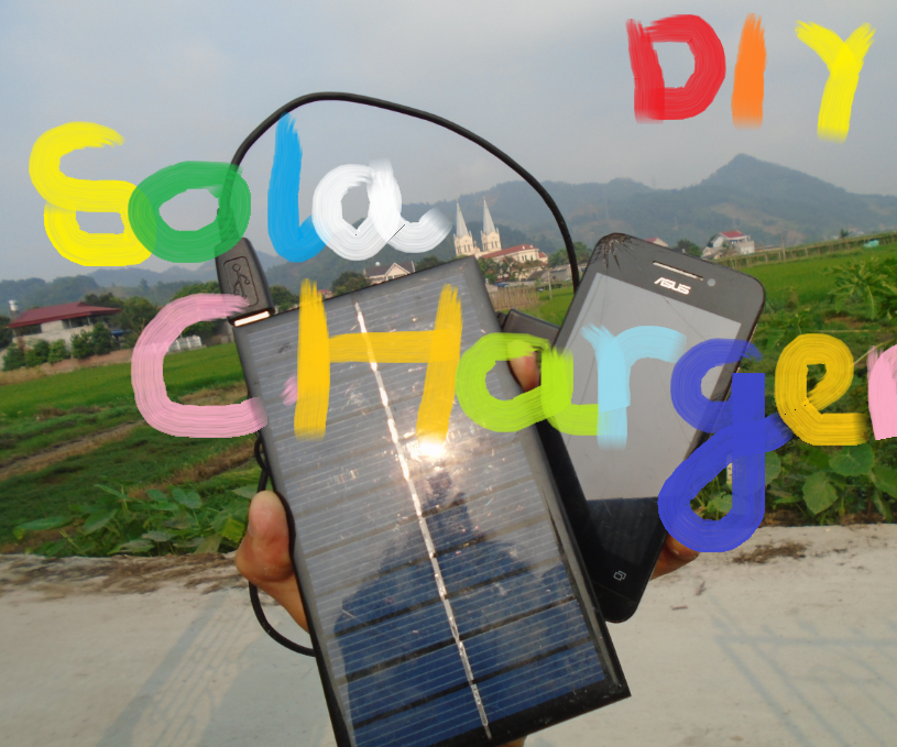 DIY USB Solar Pane Phone Charger 