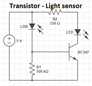 Transistor - Dark/Light Sensor : 5 Steps - Instructables