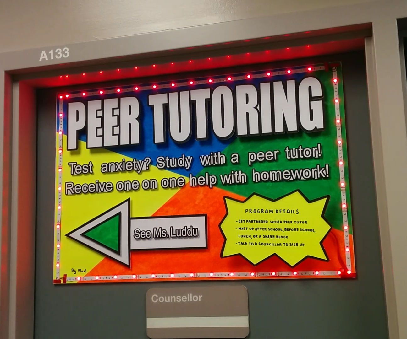 LED Poster With ATtiny45 Controller