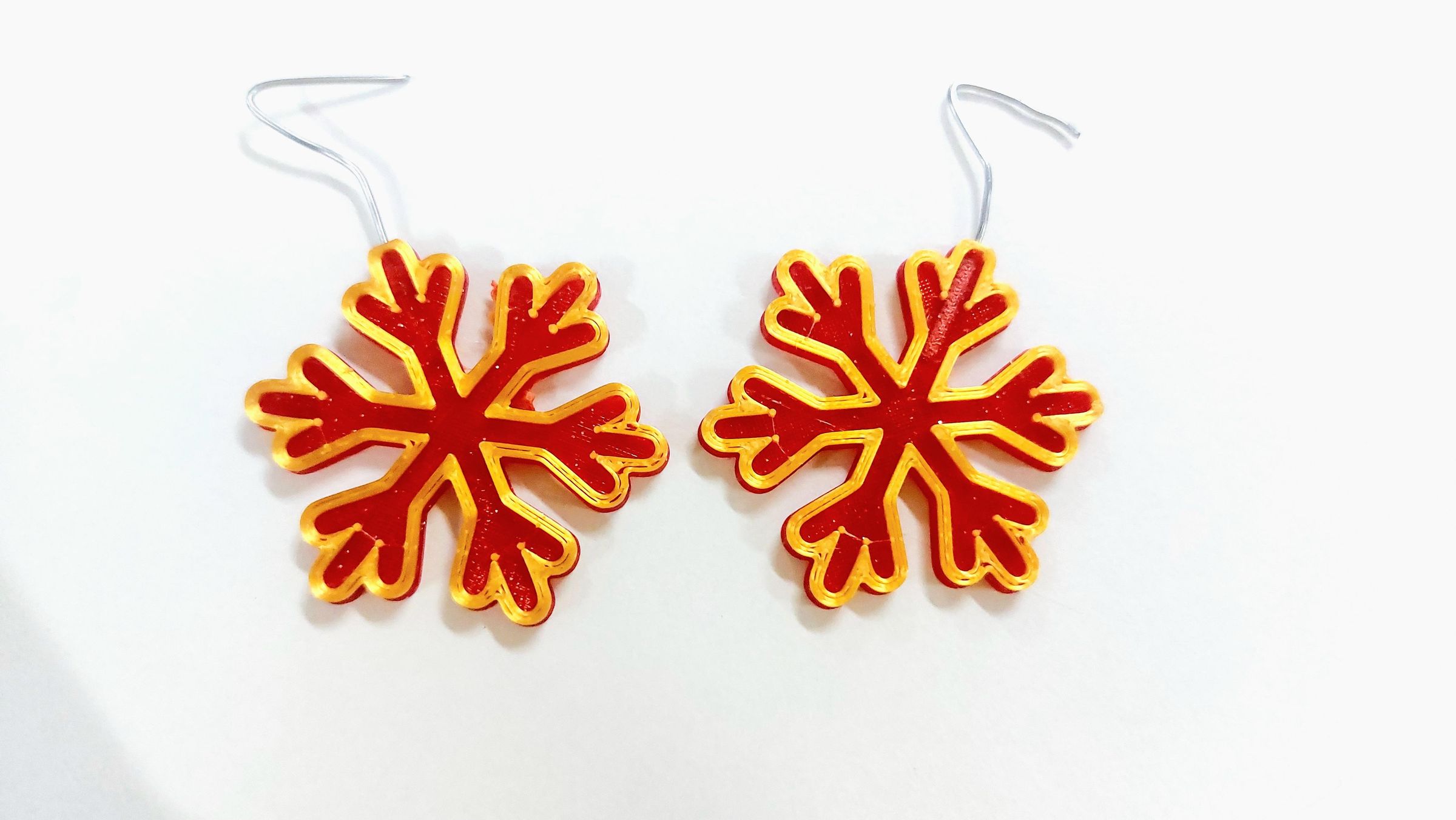 Multicolor Christmas Earrings With TinKerCad 8 Steps Instructables