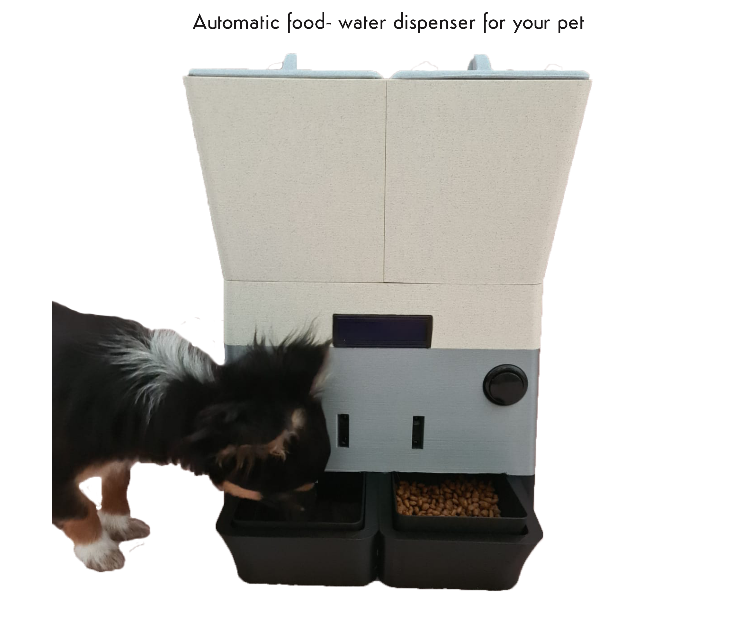 Automatic Food- and Water Dispenser for Your Pet